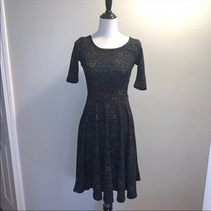 LuLaRoe Nicole Dress Size XS